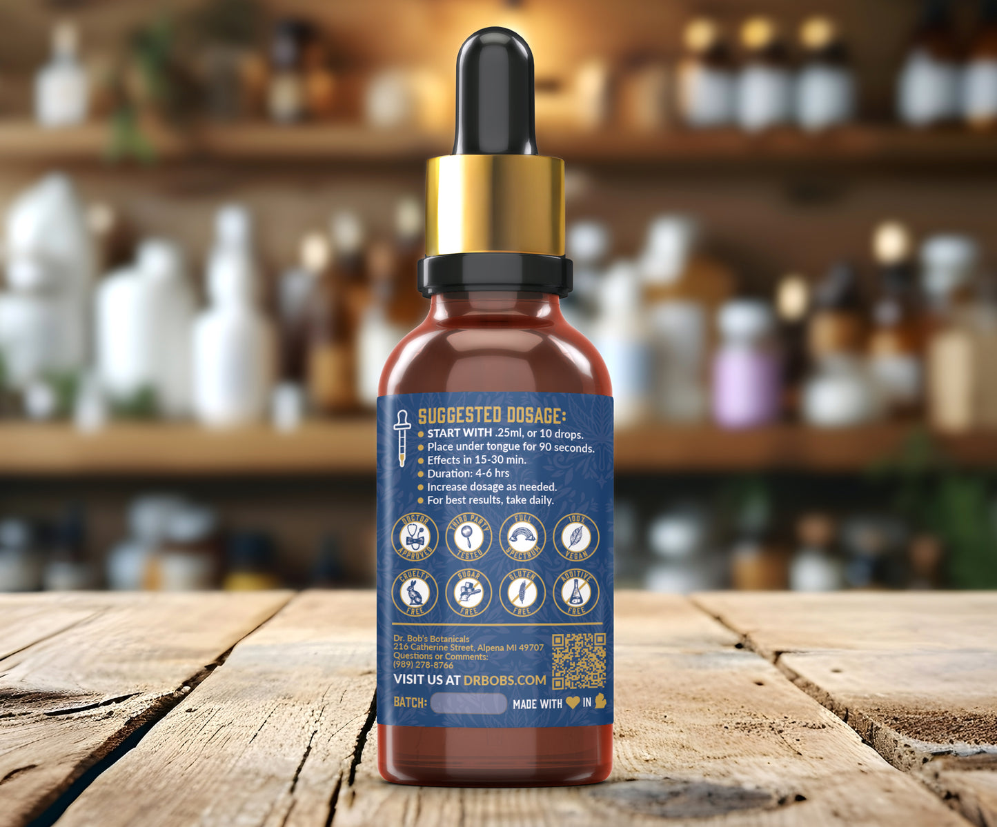 Daily Balance Tinctures | Dr. Bob's Botanicals | suggest dosage