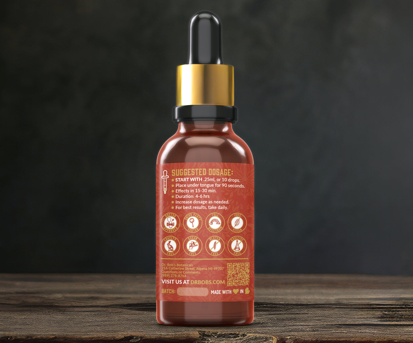 suggested dosage of CBD Balance for Natural Relief | Dr. Bob's